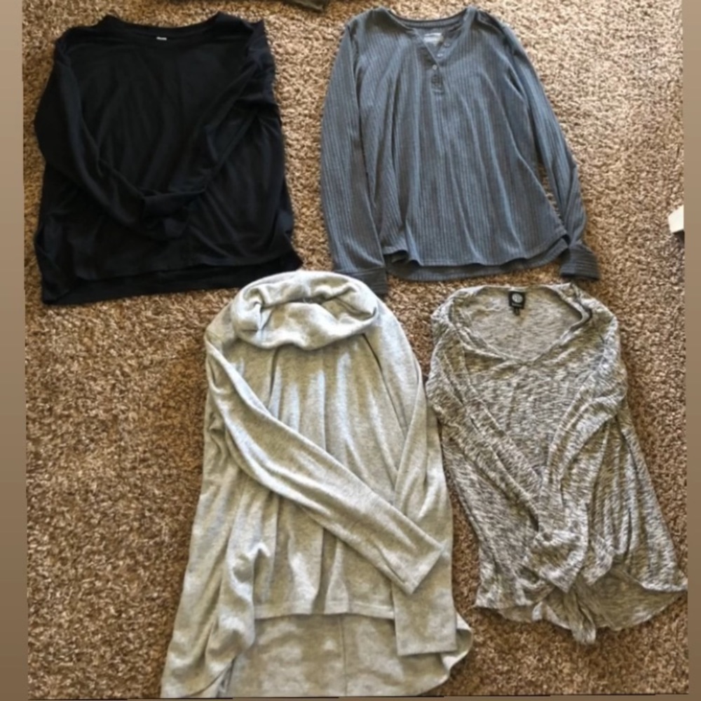 4 long sleeve tops